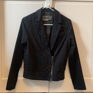 Rogan Brand Black Asymmetrical Jacket Size XS